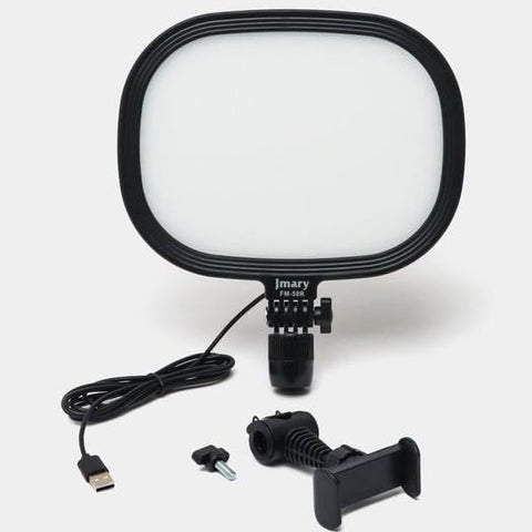 FM-58R 9″ LED Panel Light Dimmable 3000–6500K USB Powered Soft Side-Emitting Light for Streaming, Video, and Photography