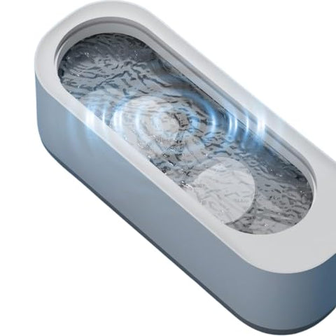 Wireless Ultrasonic Cleaner, 45000 Hz Sonic Vibration, Pop-Up Design, Low Energy Consumption, for Jewellery, Glasses and Small Items