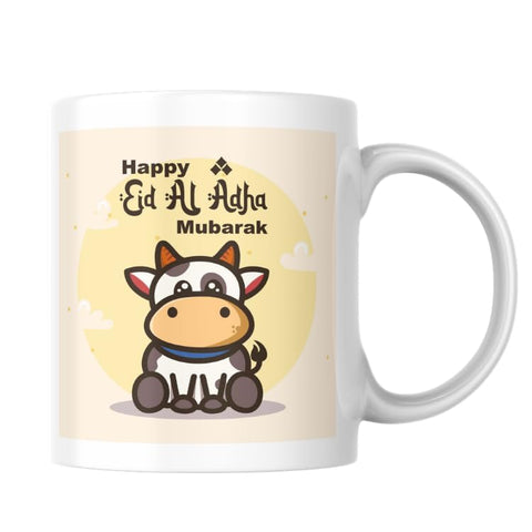 VoY Eid Al-Adha Printed Ceramic Mug – Durable Coffee Cup for Home & Office – Perfect Gift for Eid, Family & Friends - ZZ6395VV
