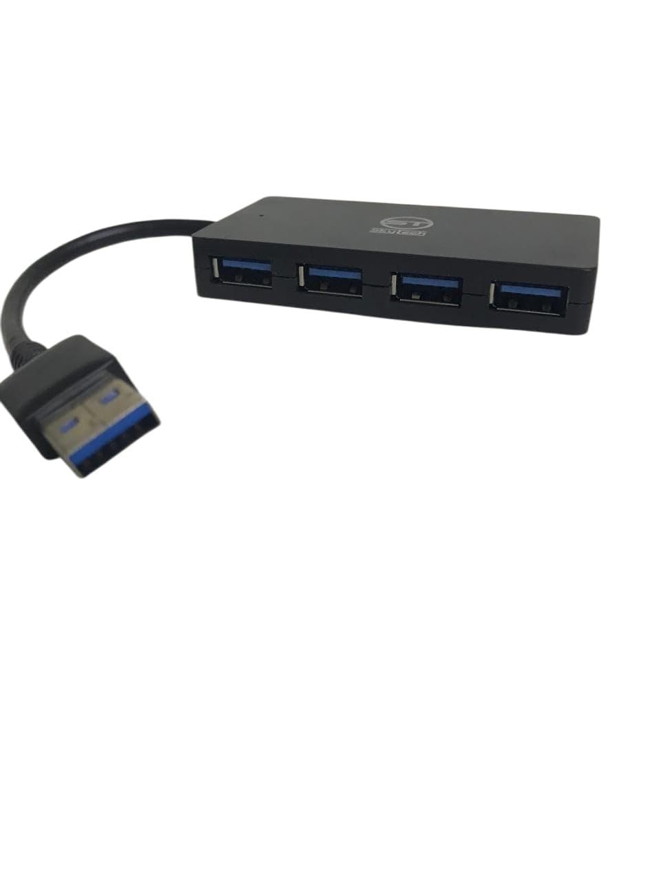 HUP Hub USB 3.0 Black Plastic, 4 Ports, High Speed USB Extender