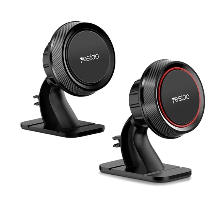 V Volt C60 Magnetic Car Phone Holder, Strong Dashboard Mount, 360° Rotation, Durable Base, Compact and Secure Design, Suitable for All Smartphones