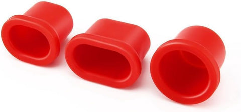 Self Suction Lip Plumper Pump - Instant Plump Lips with 3 Different Sizes, Practical and Safe Design, Red Plastic, Quick Magnification Without Cosmetic Surgery