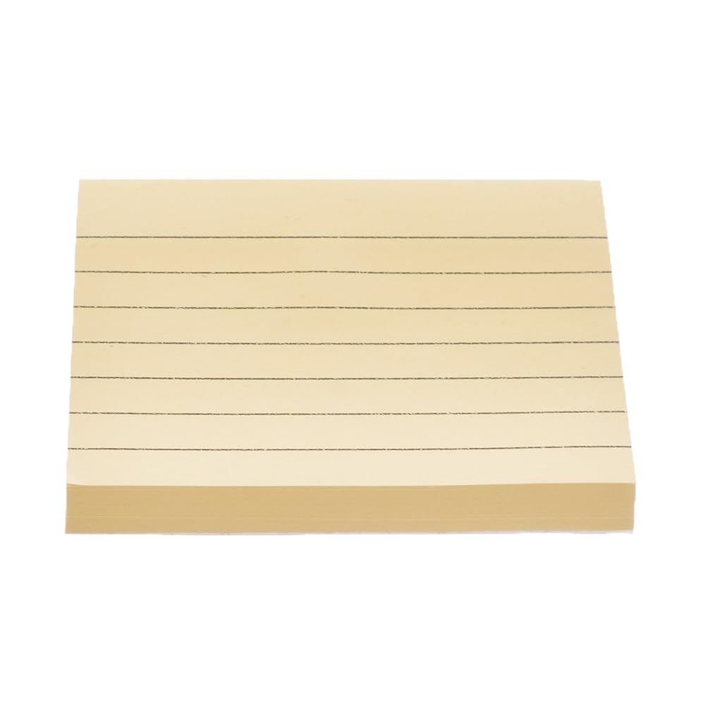 Elmaayergy H208-3_S1-4 Lined Sticky Note 3 * 5 With Durable Material, Suitable For School And Home, 100 sheets