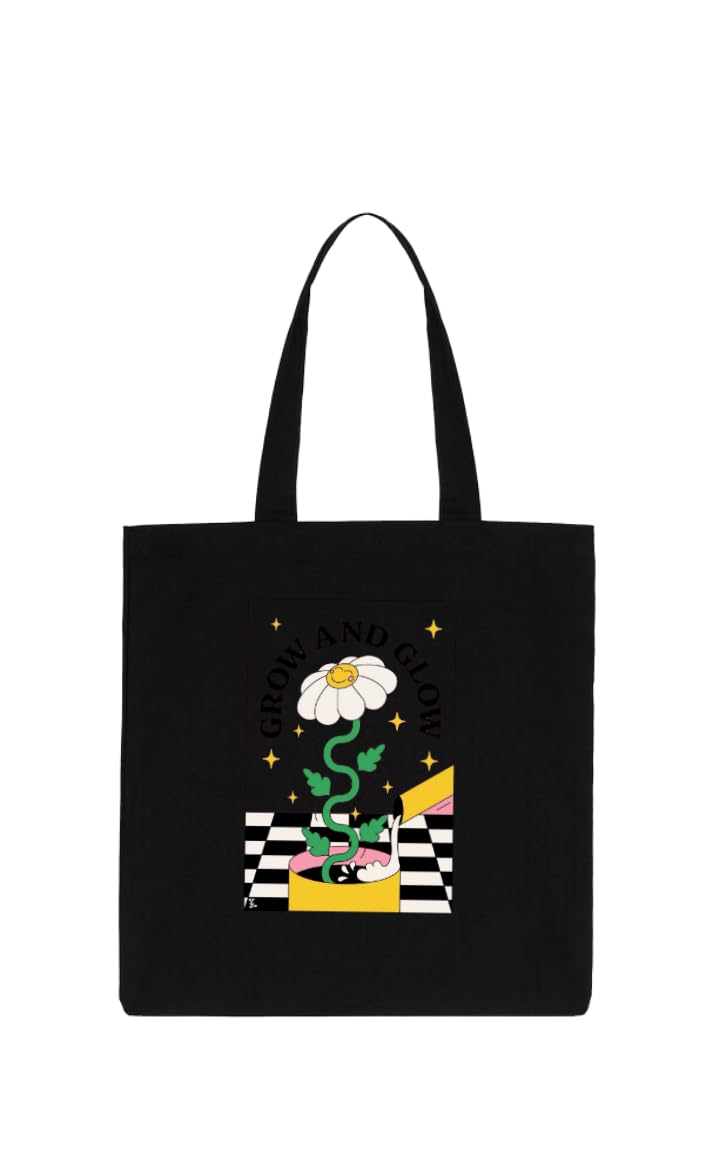 GROW AND GLOW toty bag Black