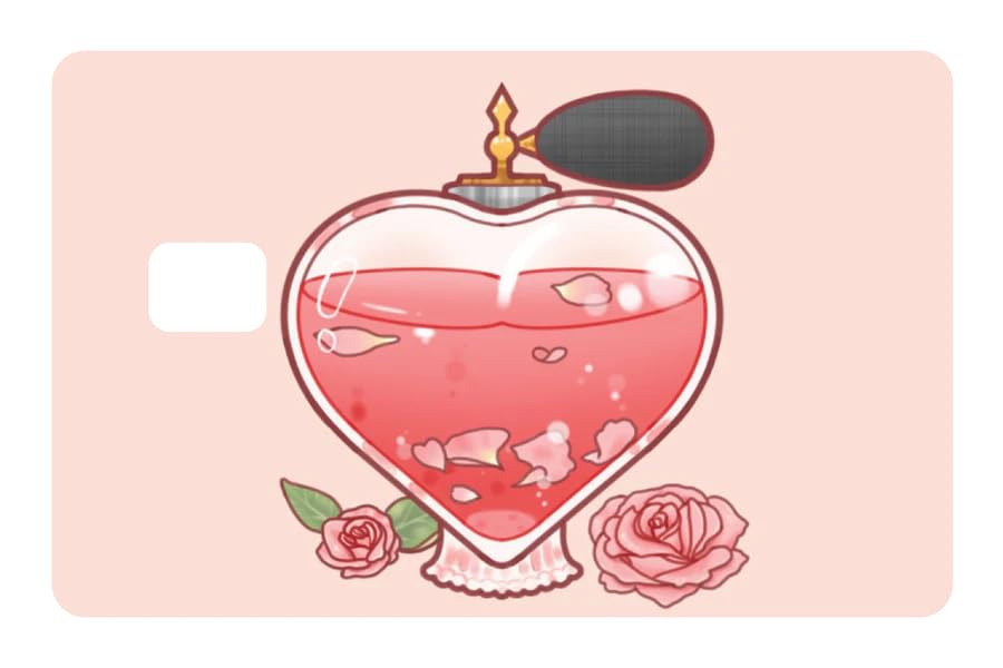 Love Potion japanese asian anime debit visa card sticker