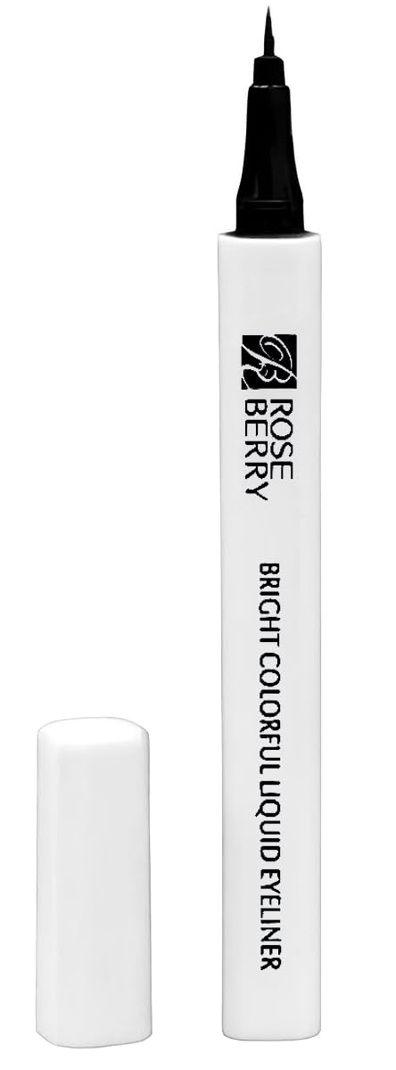 Rose Bery - Liquid Eyeliner, Bright Colorful, White Controllable, Precise, Smooth & Dynamic, 1 GM, Model - RB-EL0916