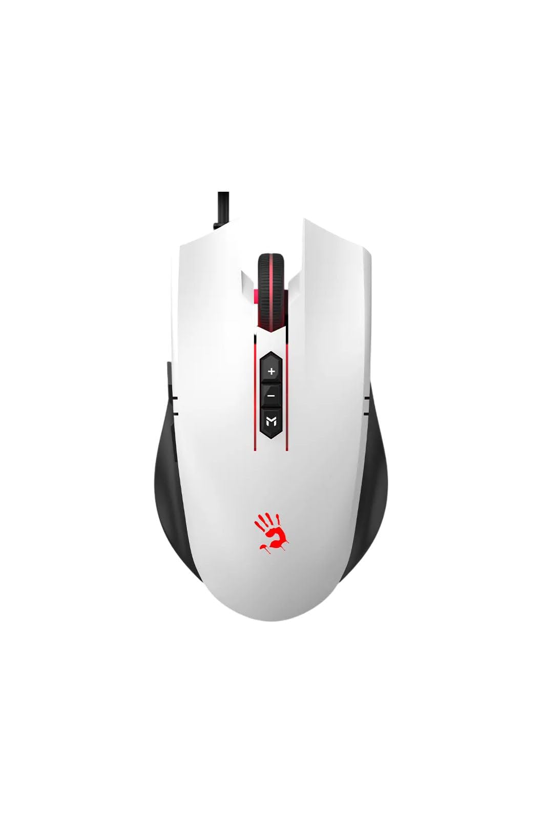 BLOODY ES7 RGB Gaming Mouse – PixArt Optical Engine, 6000 DPI, 1000Hz Polling Rate, 1ms Response Gaming Mouse (Panda White Edition)