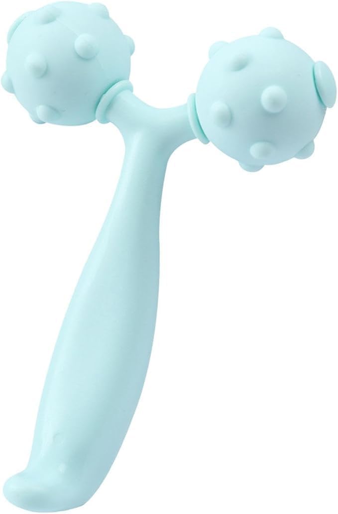 Y-Shaped Facial Massage Roller - Skin Rejuvenation & Neck Muscle Relaxation (BLUE)