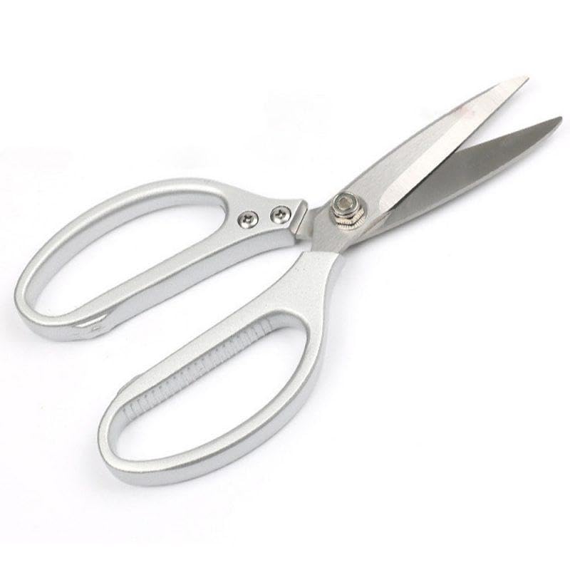 Kitchen Scissors - Durable Metal Shears with Sharp Stainless Steel Blades and Comfortable Aluminum Grips for Poultry Fabric Wire Cutting