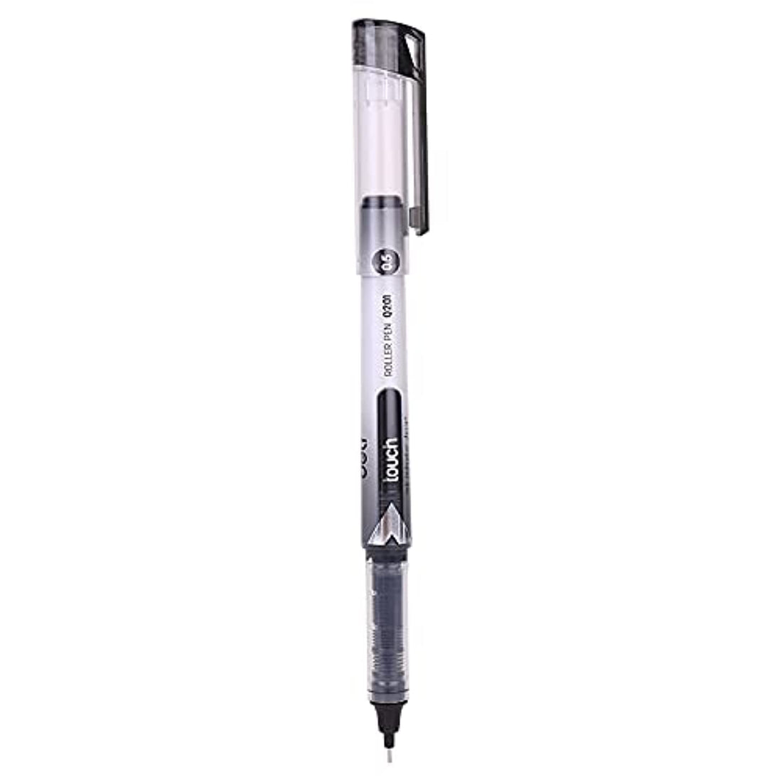 Deli q20120 roller ball pen, 0.5 mm - black
