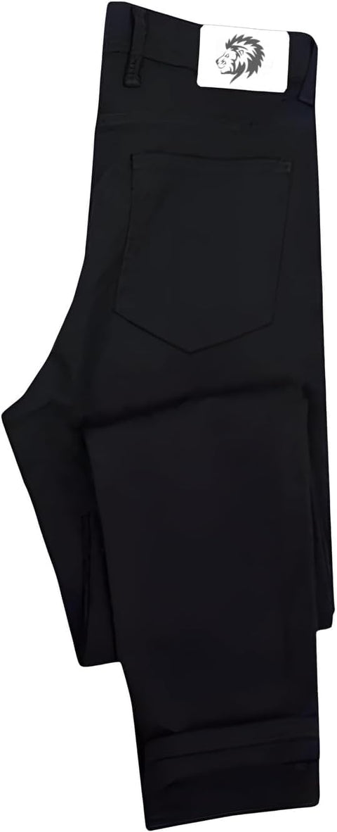 Black Lycra Jeans For Men