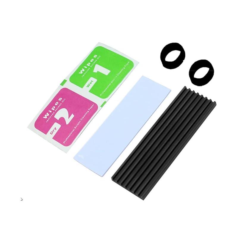 (1Pcs) Aluminum Heatsink Cooler for M.2 NVMe SSD with Silicone Thermal Pad 70x22mm | Aluminum Heatsink Cooler Nvme SSD Silicone Thermal Pad | Durable construction | Easy installation |