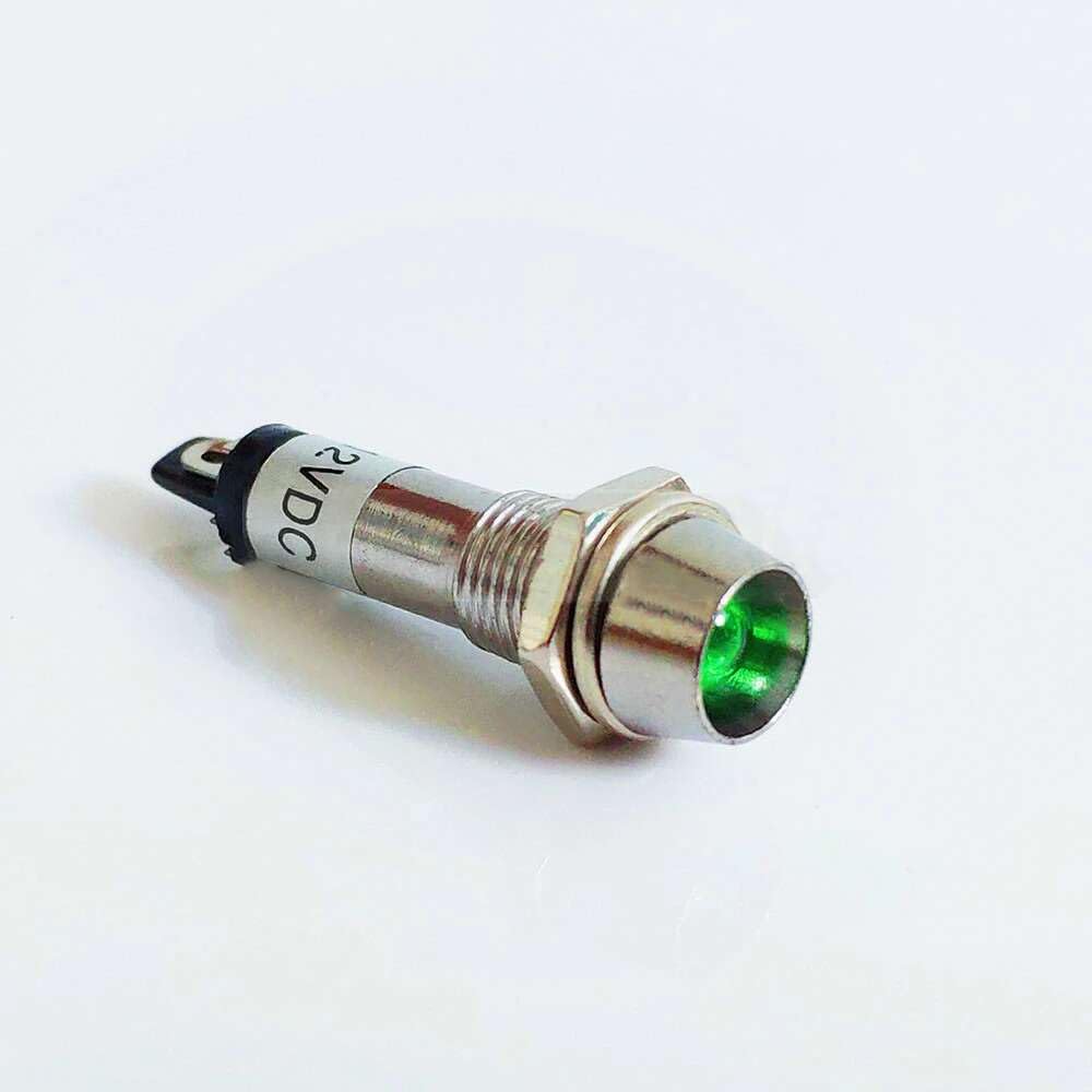 (4Pcs) 12V LED Panel Indicator Light for Electrical Panels and Control Systems | 20MA | LED 12V nThe panel indicator sleek durable signal | Durable construction | Easy installation |