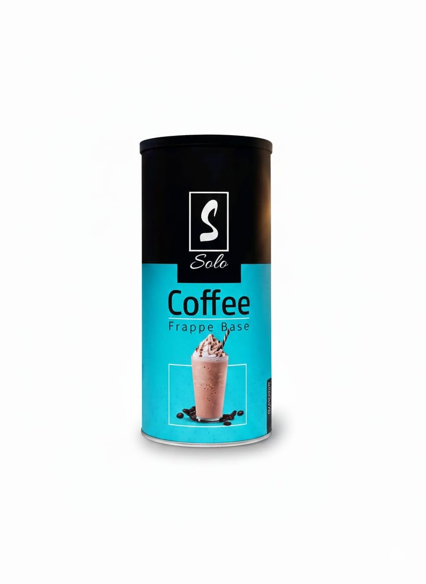Solo Coffee Flavored Frappe Base, Iced Coffee Beverage Powder