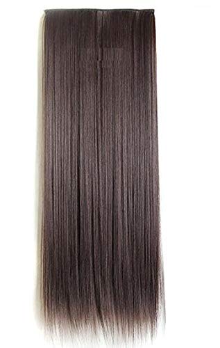 70cm Long Light Brown Straight Hair Extension