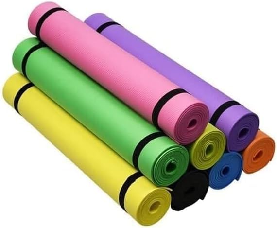 MD Stay Fit Premium Yoga Mat, Multi-Color, Non-Slip Exercise Mat, 80 cm Wide, Perfect for Home, Office, Fitness Training