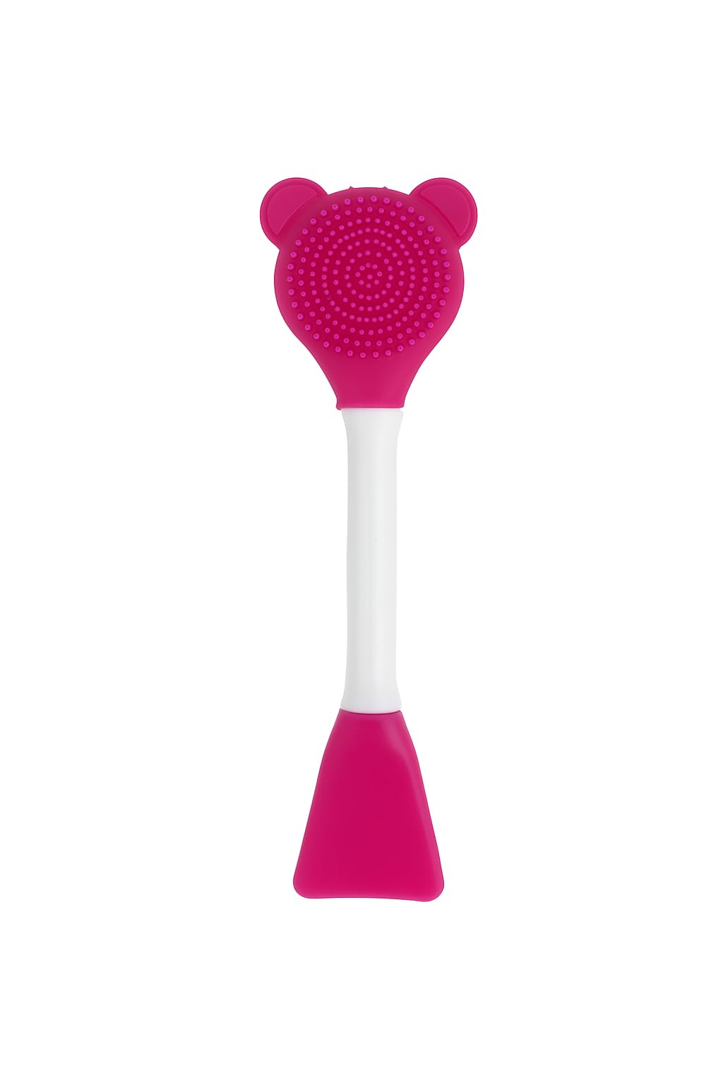 Silicone Face Mask Brush – Soft Facial Mask Applicator & Exfoliating Scrubber – Gentle Lips & Face Cleansing Tool for Clay, Cream & Gel Masks (Pink)