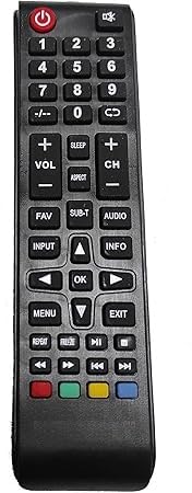 Remote Control Compatible with ATA Screens, Black