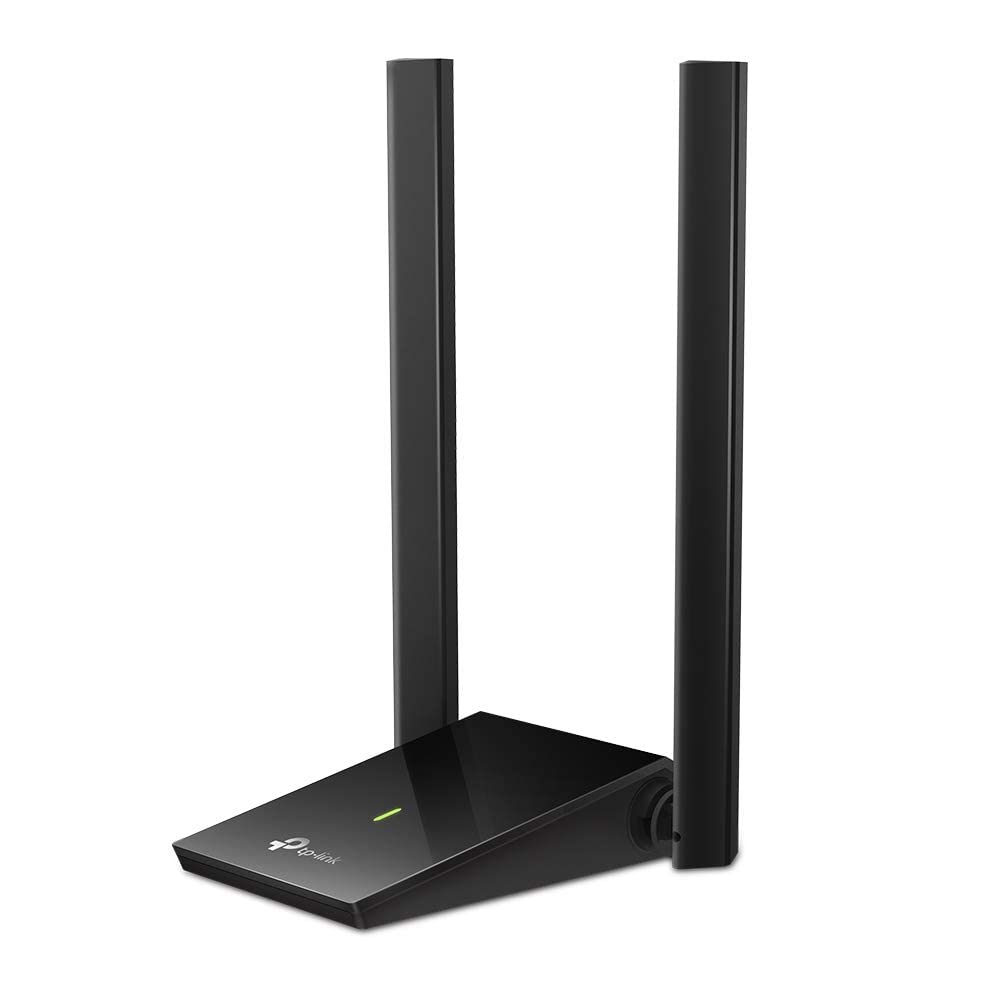 TP-Link USB WiFi Adapter for PC (Archer T4U Plus)- AC1300Mbps Dual Band Wireless Network Adapter for Desktop with 2.4GHz/5GHz High Gain 5dBi Antennas, Supports Windows 10/8.1/8/7, Mac OS