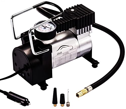 DC12V Multi-Use Power Portable Air Compressor Tire Inflator,CTI-BK1092_ with one years guarantee of satisfaction and quality