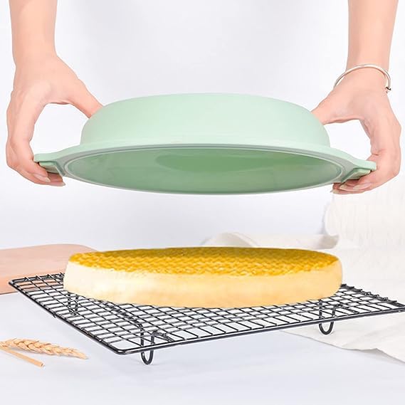 Flexible Silicone Tart Mold 30cm with Steel Frame for Bakery and Cake | By Generic