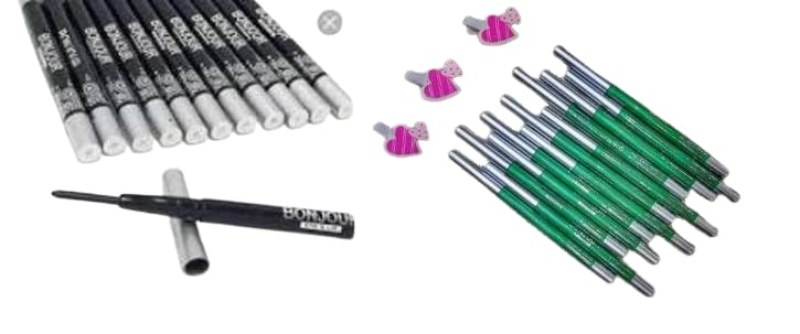 Bonjour Kohl Pencil 2 Black and Green