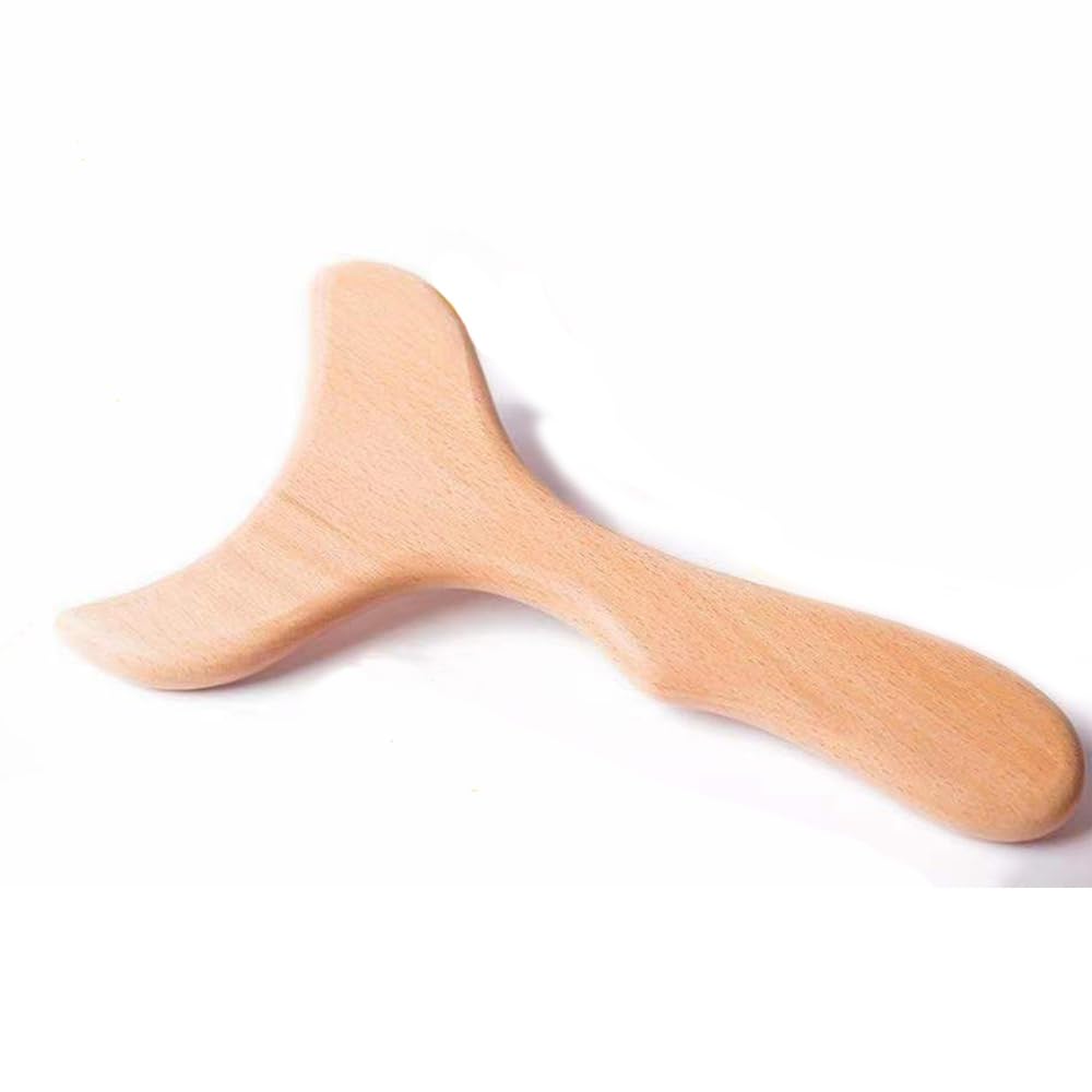 Wood Therapy Massage Tool Wooden Lymphatic Drainage Massager One-Handed Body Sculpting Tools for Maderoterapy,Anti-Cellulite,Gua Sha,Muscle Release-11 * 6inches
