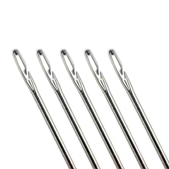 Easy Thread Sewing Needle Kit 26PCS – Self Threading Needles with Storage Tube, Thimble Ring & Thread Cutter, Quick Hand Sewing Set (One set (26 pieces))