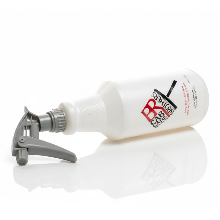 BROTHERS Car Care Heavy Duty Chemical Resistant Trigger Spray Bottle, 650ml