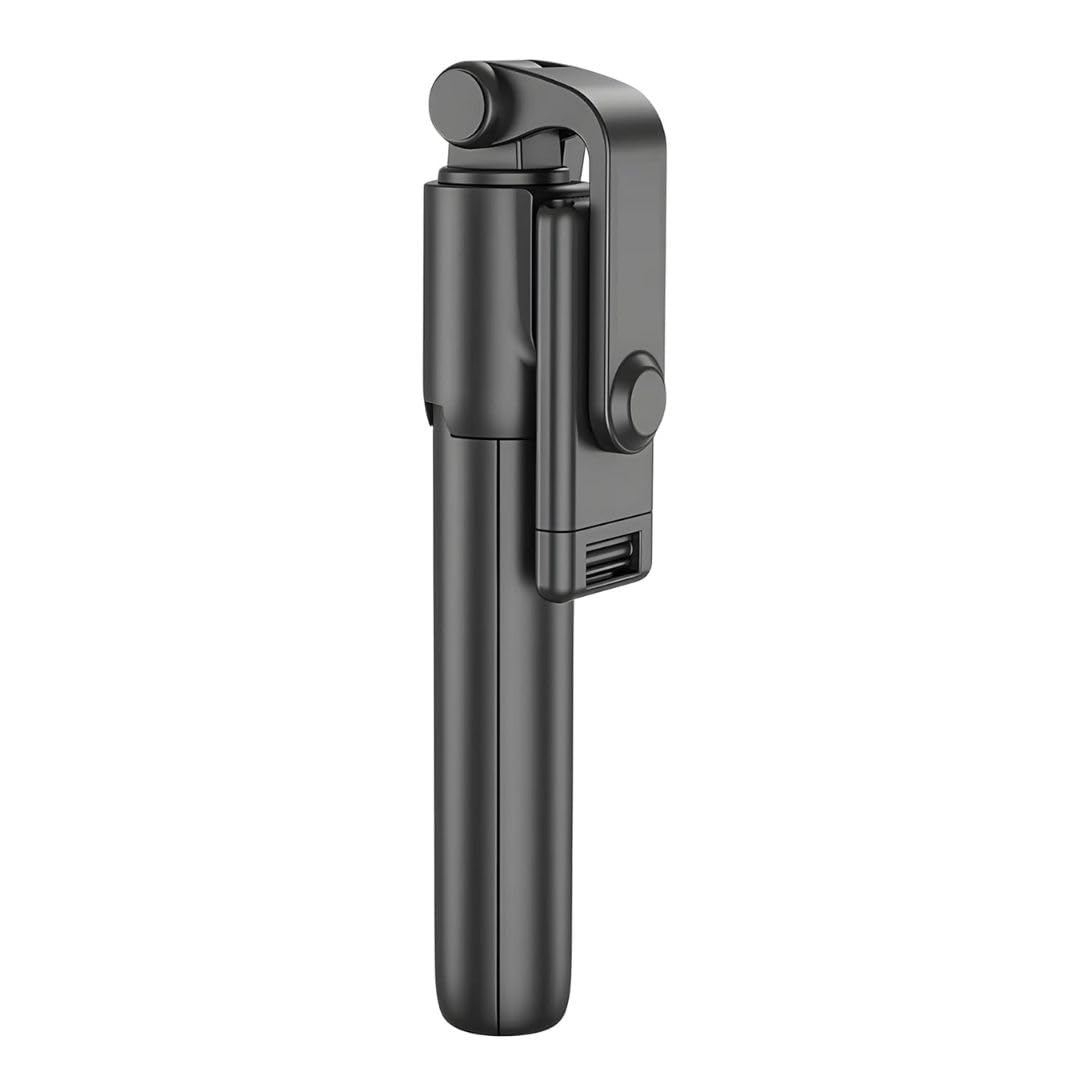 Extendable Selfie Stick with Detachable Bluetooth Wireless Remote Phone Holder Compatible with All Smartphones Bluetooth Selfie Stick, 3 in 1 Multifunctional Selfie Stick Tripod Stand (Black)