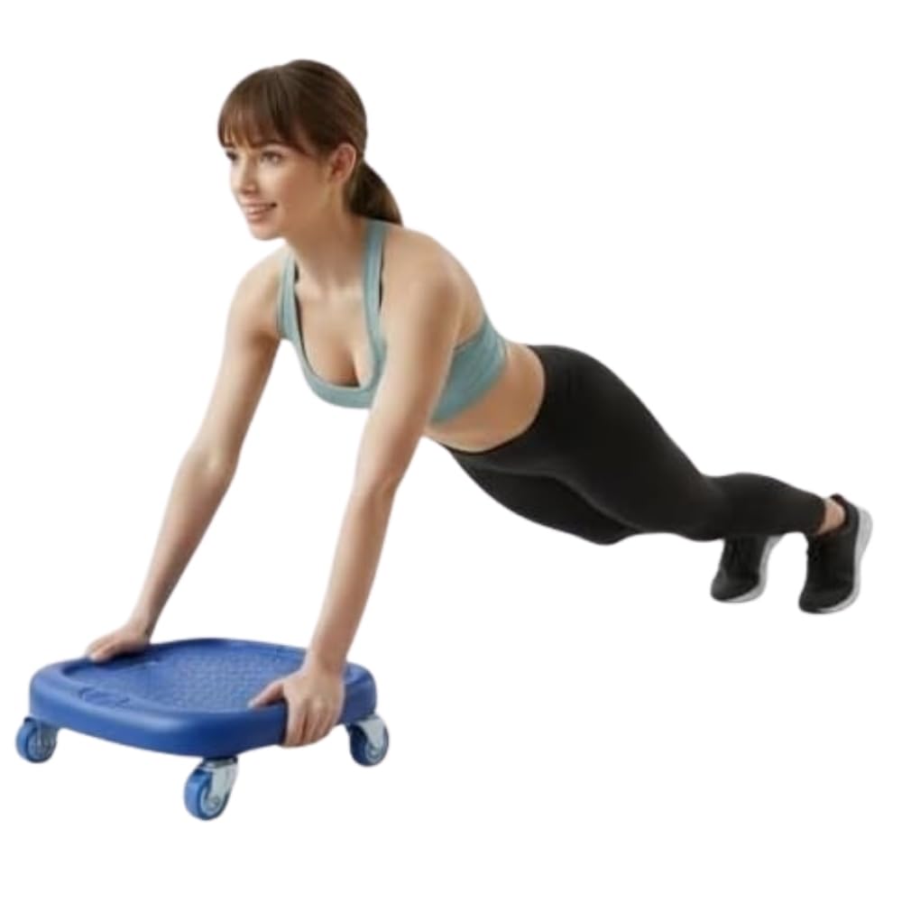 ab Crunch Machine Coaster Workout Equipment core Fitness Roller for Home abs Universal Wheel Roller with Total Body Exercise System Coasters Abdominal Trainers