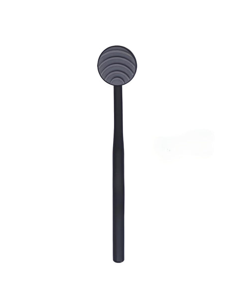 Tongue Scraper & Cleaner for Adults – Soft TPR Tongue Brush for Fresh Breath, Oral Hygiene & Removing Tongue Coating – Ergonomic Non-Slip Handle, BPA-Free & Gentle – Black