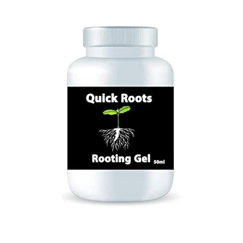 Quick Roots Plant Rooting Gel, 50ml, Growth Hormone Stimulator for Plant Propagation