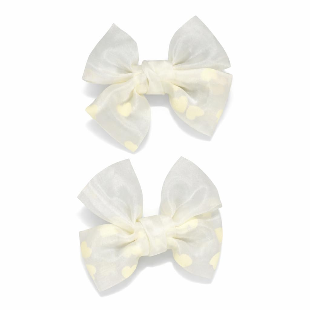 Catch Up Floral Bow Hair Clip for Girls Elegant Flower Pattern Hair Claw Non Slip Strong Hold Lightweight Comfortable Hair Accessories for Daily Use and Special Occasions