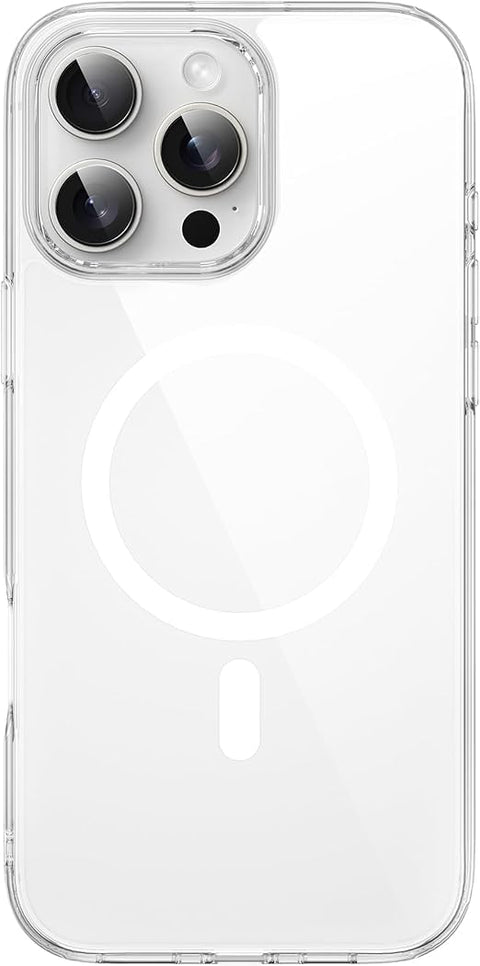 V Volt Clear Case Compatible with iPhone 16 Plus - Slim Design, Superior Protection, Supports Magnetic Charging, Scratch and Shock Resistant, High Durability. (Clear)
