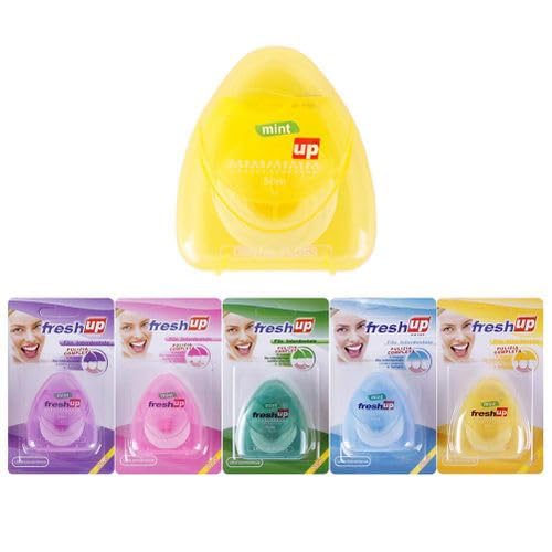 Fresh Up Oral Care Dental Floss - yellow, 2 pcs