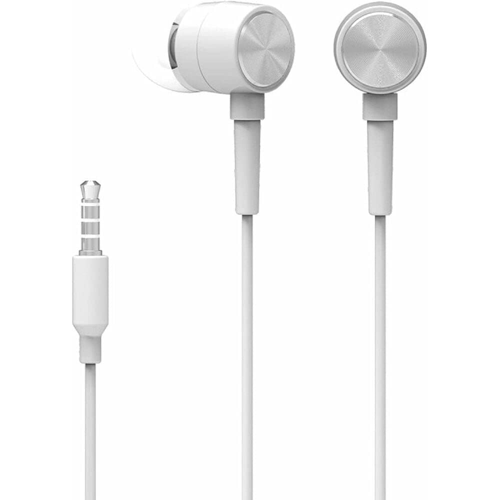 HP DHH-1111 WT 3.5mm wired earphone with mic