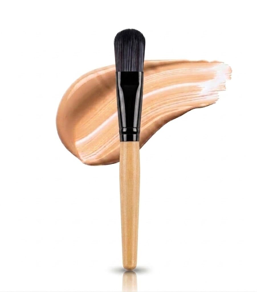 Makeup Brush, Foundation Concealer, Flat Top Foundation Brush for Liquid Makeup, Multifunctional Face for Liquid, Cream, Blending, Buffing, Powder Cosmetics-1pc