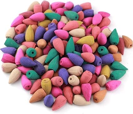 Set of 20 Natural Aromatherapy Incense Cones Mixed Incense Backflow Incense Sticks Incense Candle