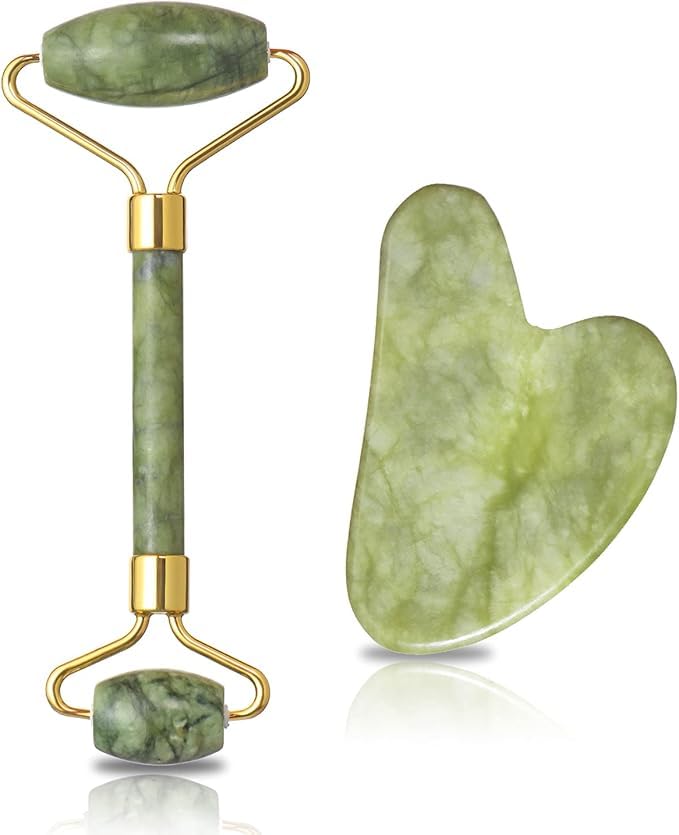 Derma Massager with Gua Sha for Skin Tightening and Wrinkle Reduction