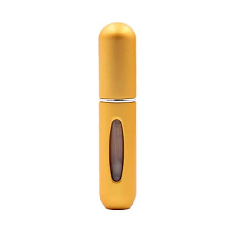 5ml Portable Mini Refillable Perfume Scent Aftershave Atomizer Empty Spray Bottle for Travel gold