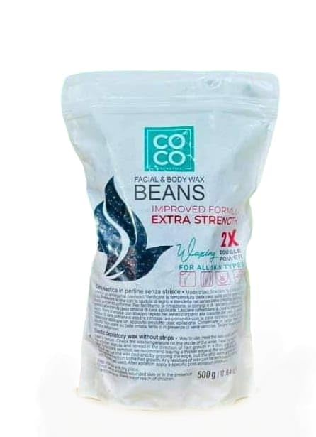 coco wax beads wax for removing body hair and skin 500g