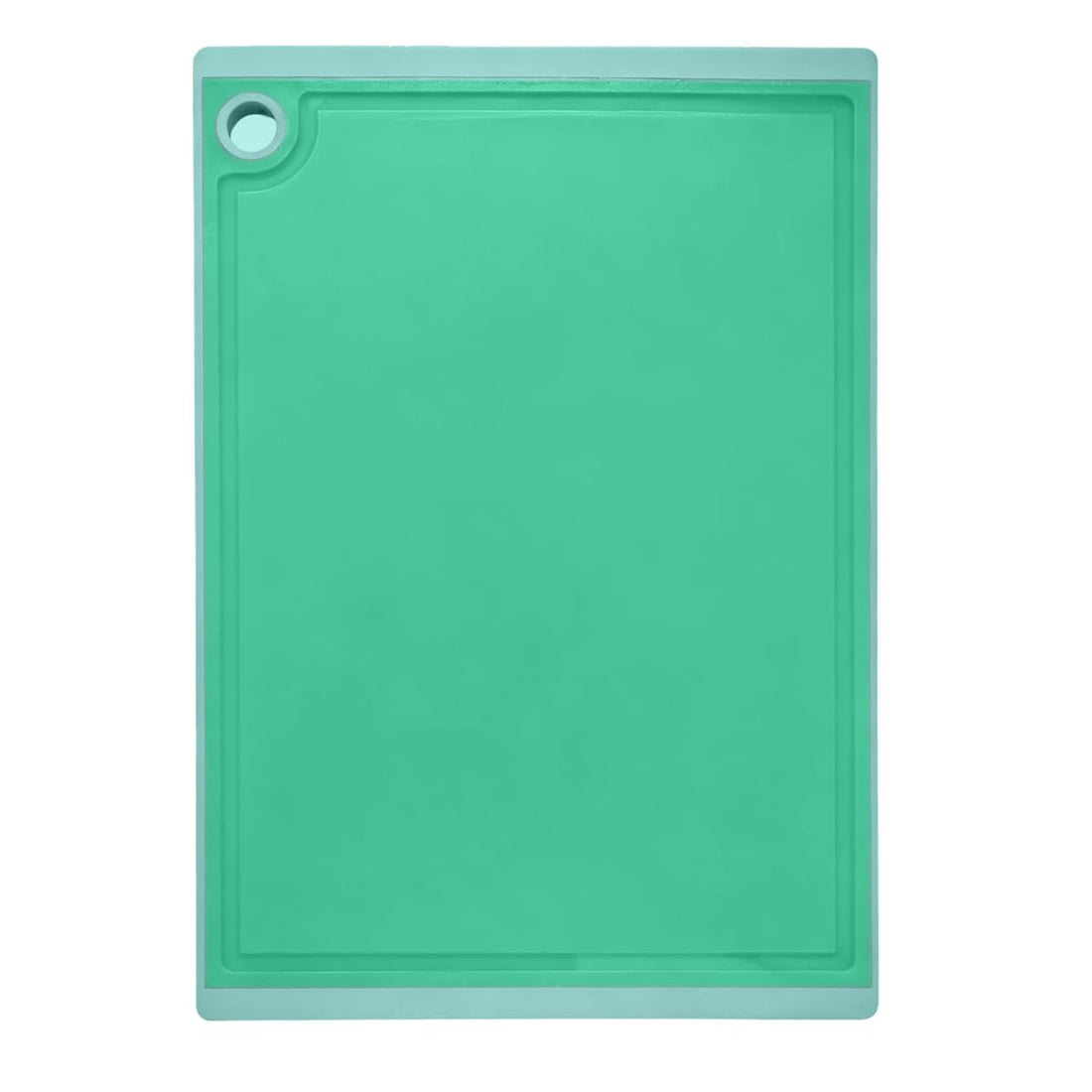 Board Cutting Plastic Chopping Board Thick Durable Bpa Free Food Safe Dishwasher Safe With Easy Grip Handles For Kitchen (Green, L)