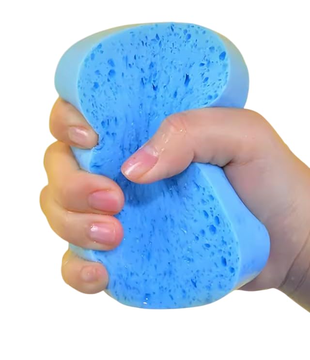 face cleaning sponge | Facial Cleaning Wash Puff Sponge | Makeup Washing Pad Deep Cleansing | Exfoliating Facial Sponge | Assorted Color | (pack of 1)