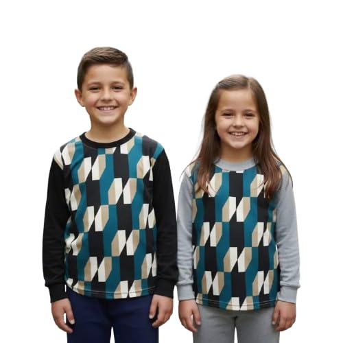 Kids Pijama, Long Sleeve, multicolor Print, Unisex