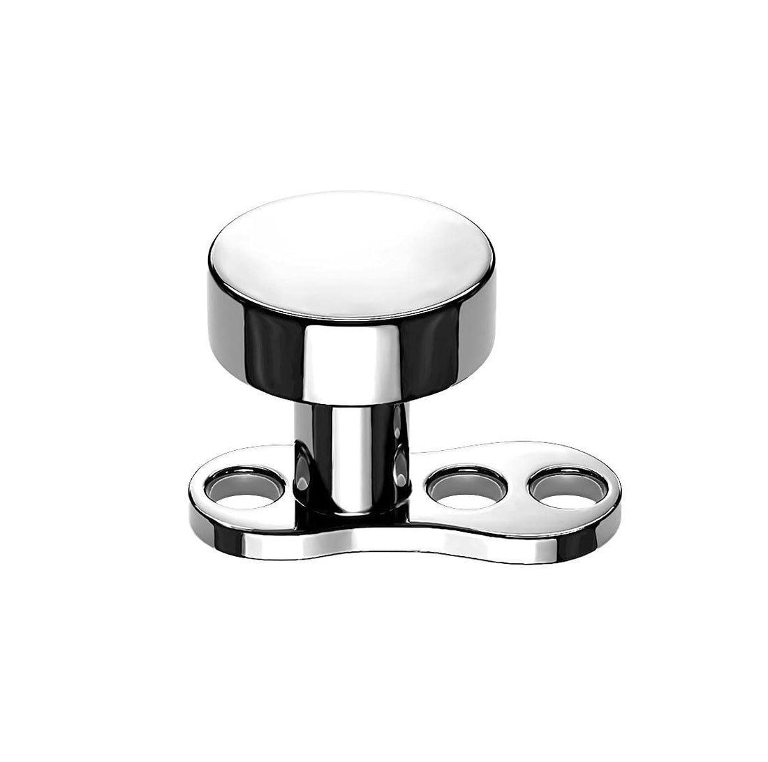 Microdermal Flat Round Dermal Titanium Piercing Jewelry