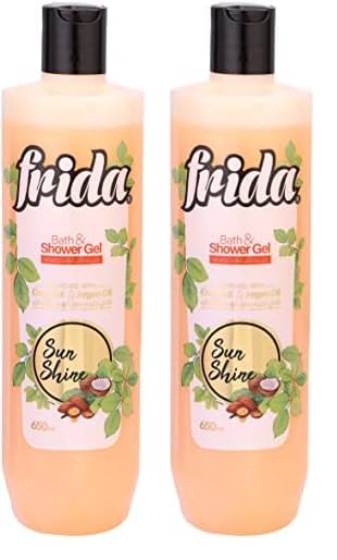 Frida Sun Shine Bath and Shower Gel - 650 ml (Pack of 2)