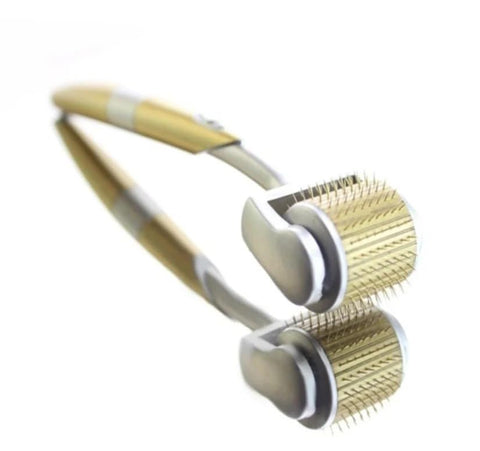 Derma Roller with 192 Titanium Needles for Stretch Marks, Scars & Beard Growth – 2.0mm