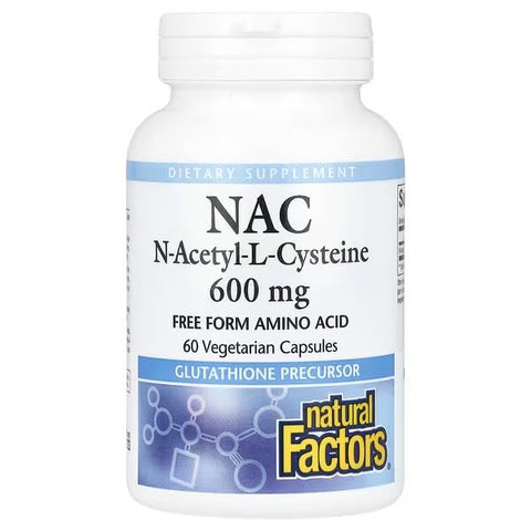 N-Acetyl-L-Cysteine (NAC), 600 mg, 60 Vegetarian Capsules (60 Count) Third Party Tested, Vegan Friendly, Gluten Free, Manufactured in The USA