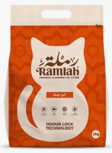 Ramlah Cat Litter Premium Clumping FROM PETS ZONE (Ramlah Cat Litter Premium Clumping OUD 5Kg)